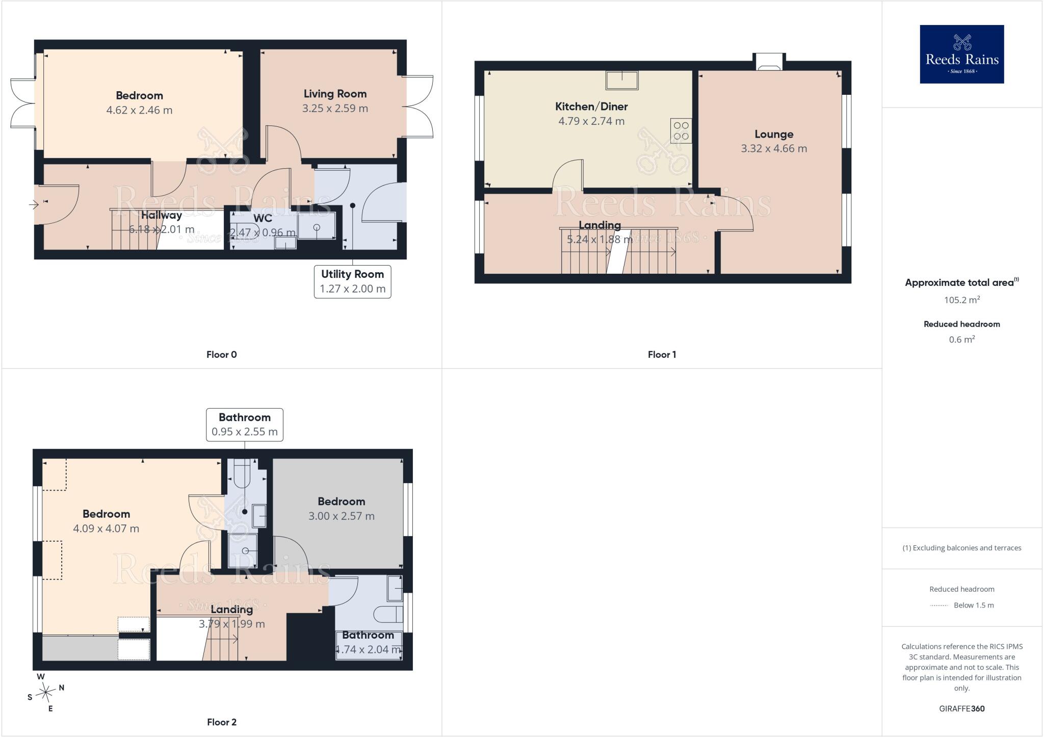 Antigua Drive, Lower Darwen, Darwen, Lancashire, BB3 floorplan