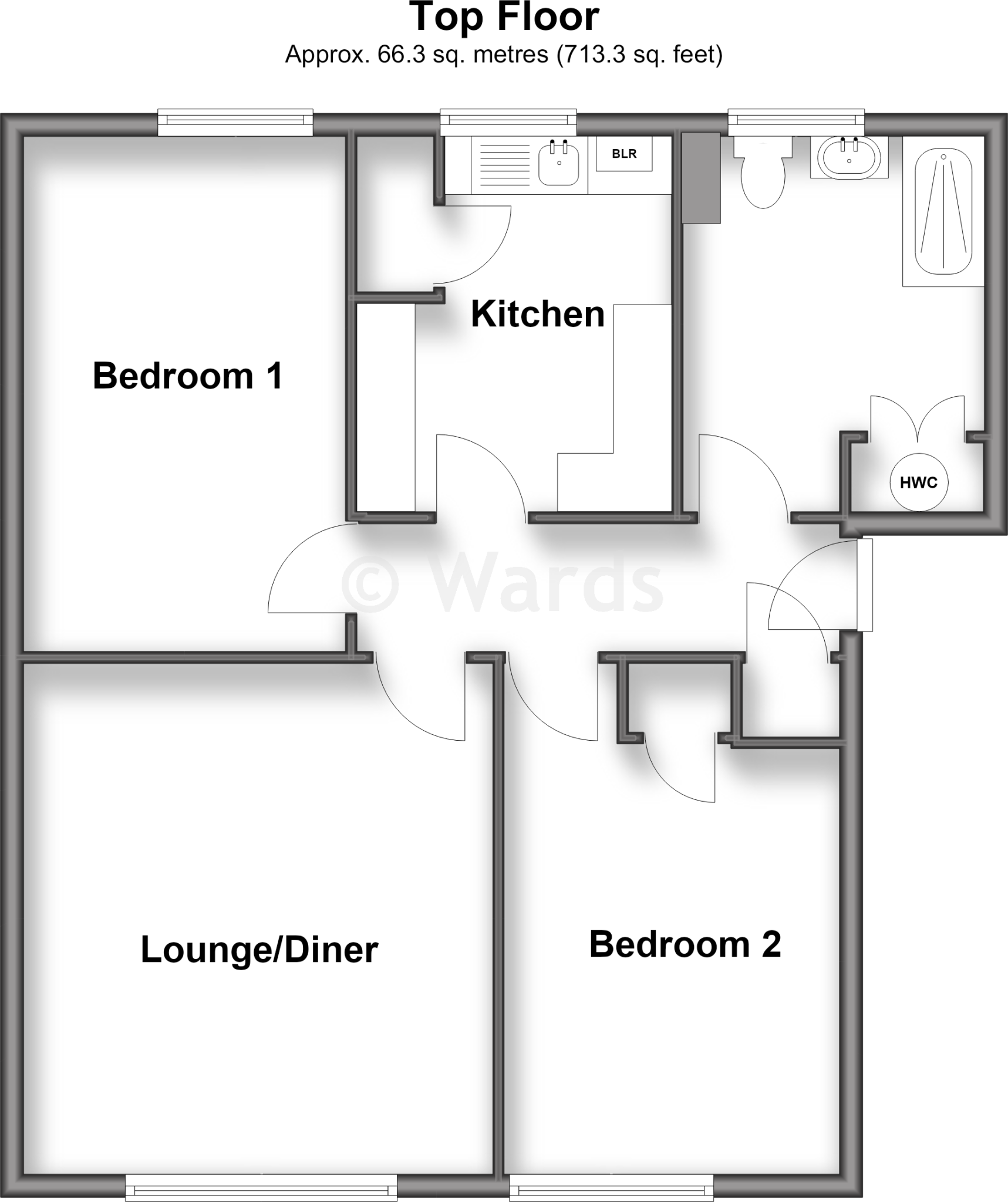 Roman Road, Snodland, Kent floorplan