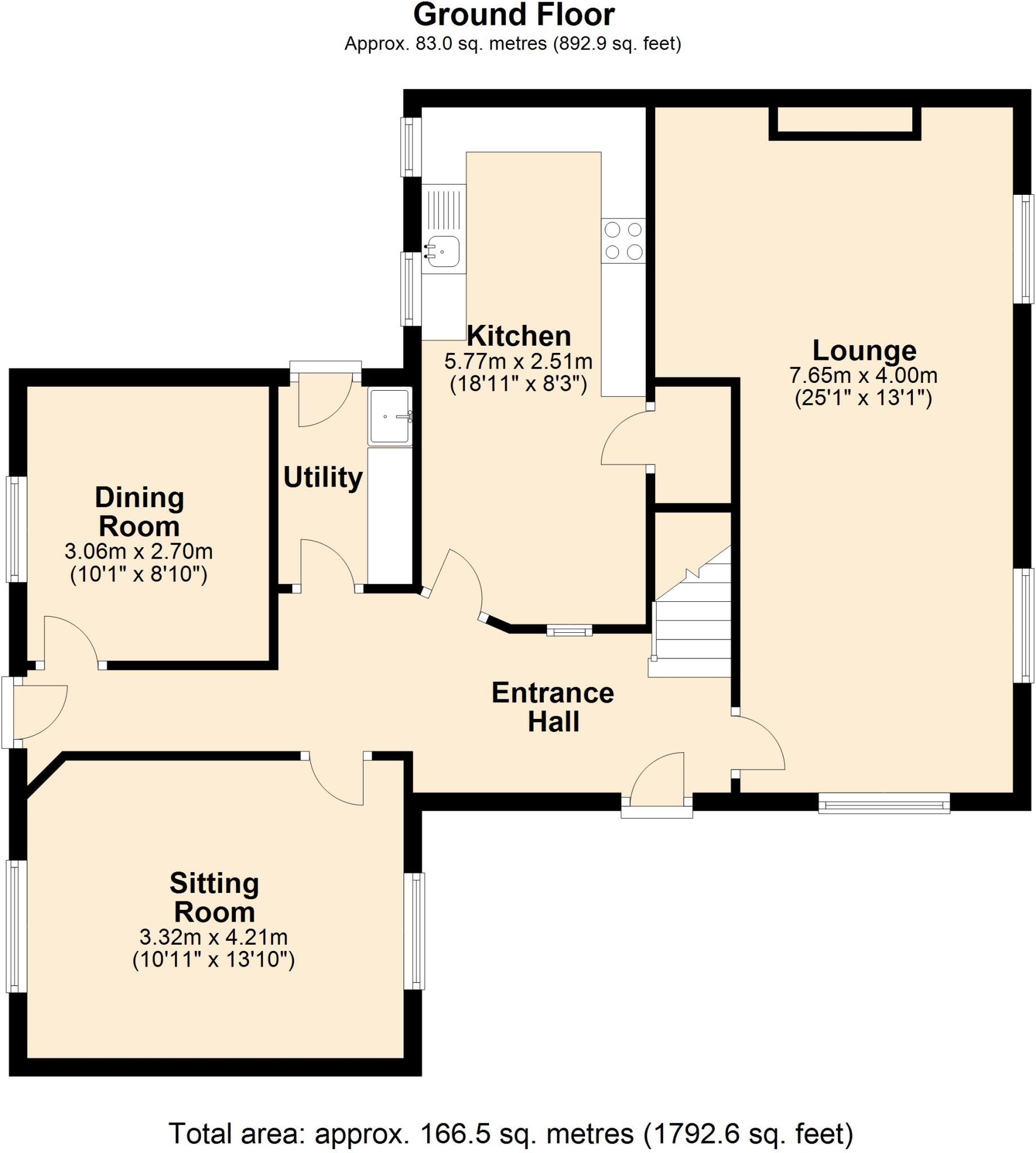 Grosvenor Place, Beverley HU17 8LY floorplan