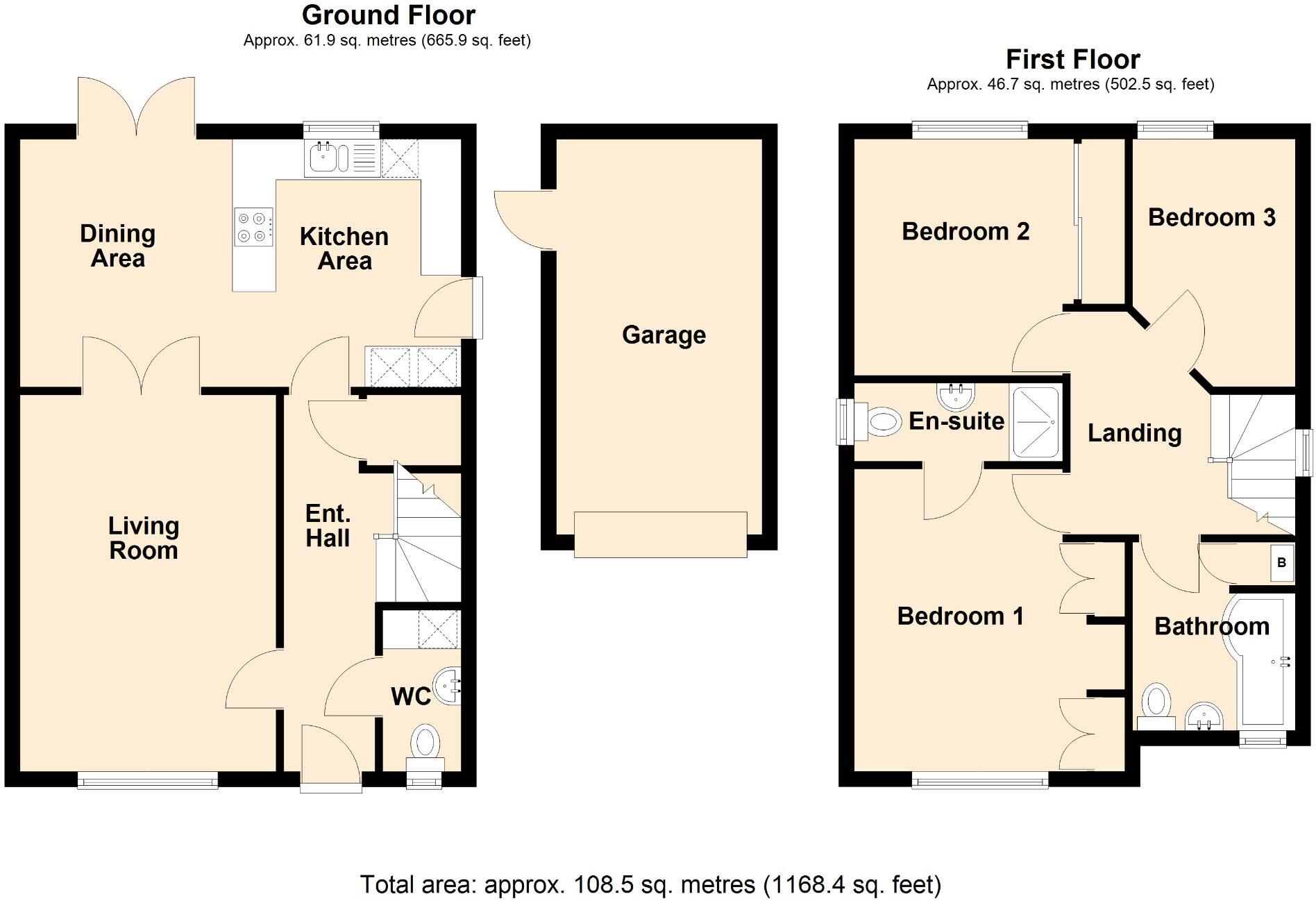 Azalea Drive, Trowbridge floorplan