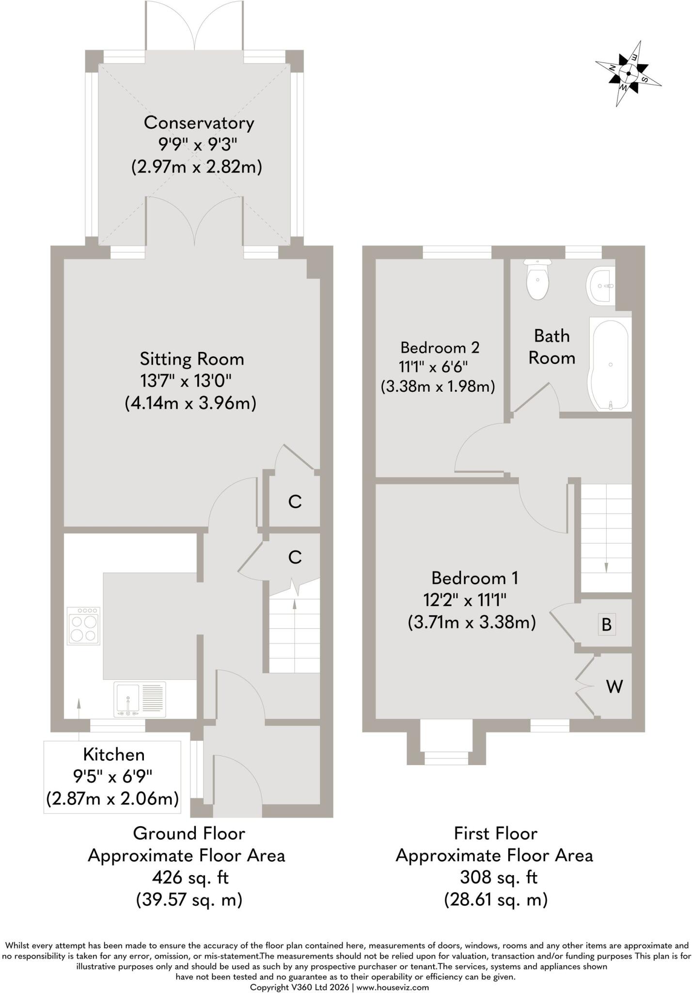 Two Bedroom Home with No Onward Chain in King's Lynn floorplan