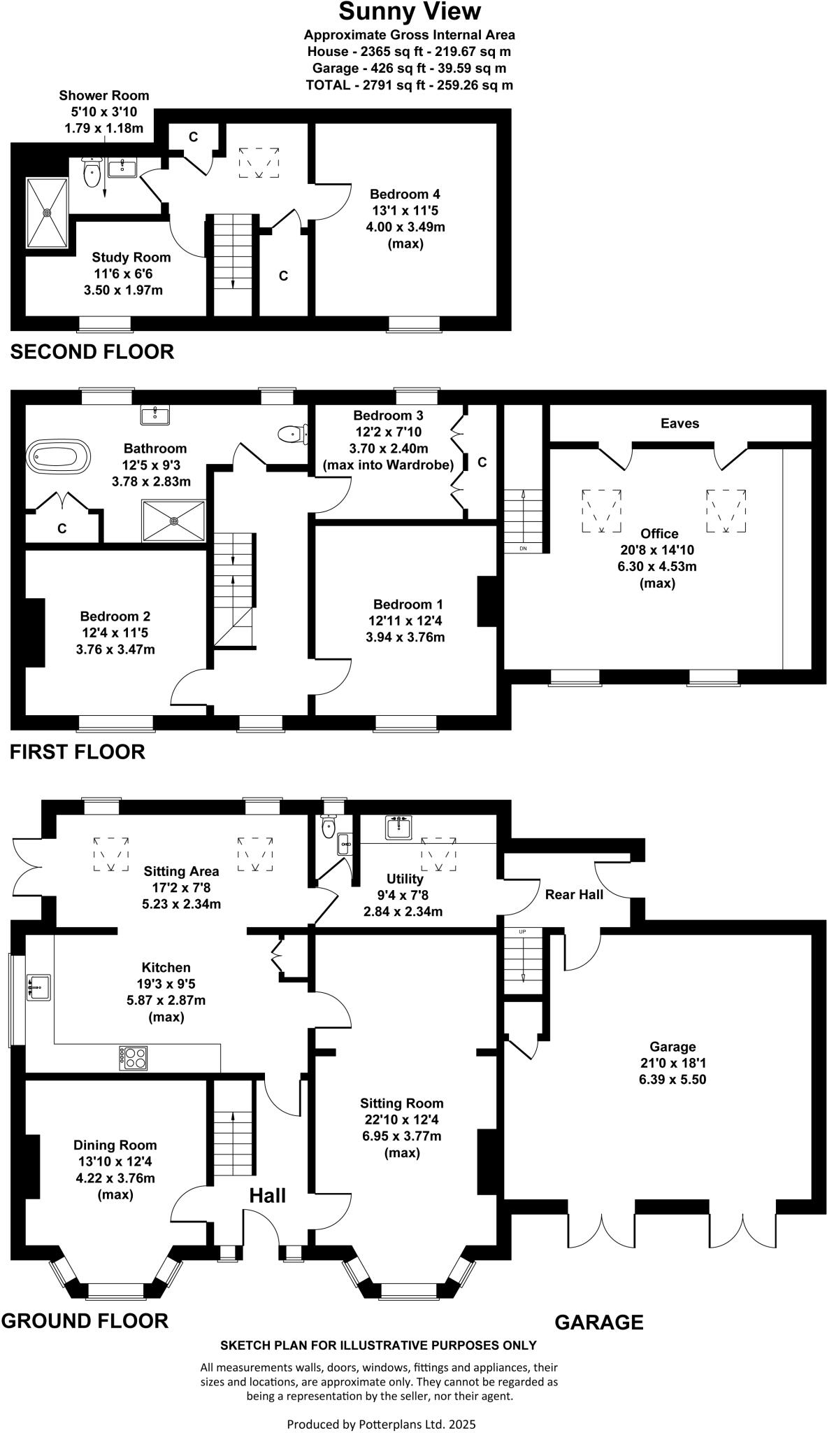 Lowcross Lane, Tilston, Malpas, Cheshire, SY14 floorplan