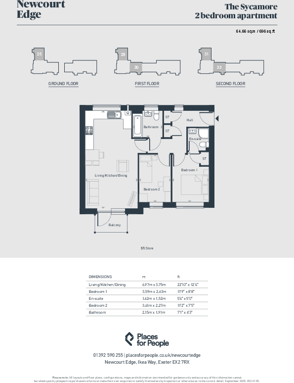 Newcourt Edge, 
Exeter, 
EX2 7RX
 floorplan