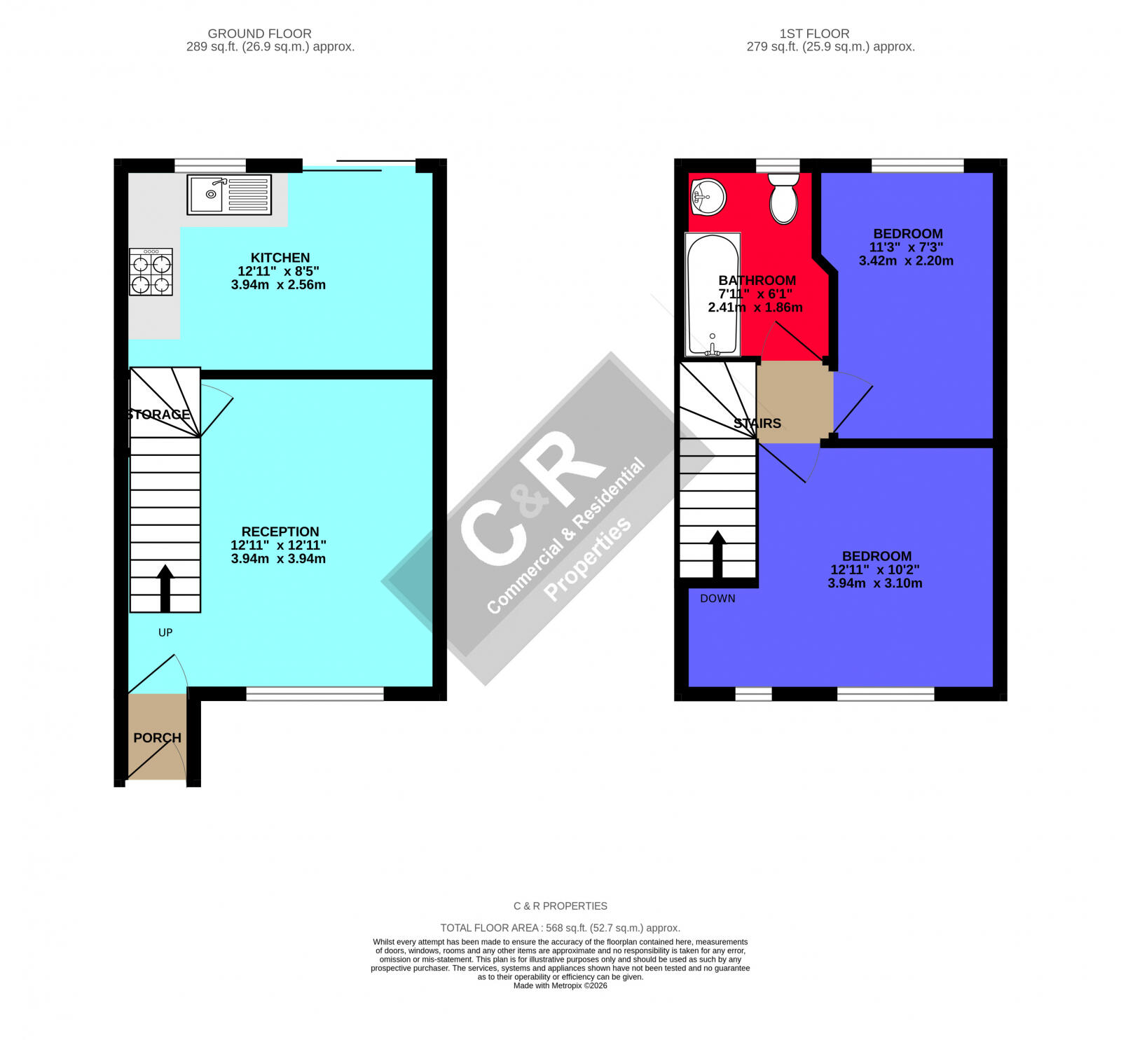 16 Old York Street, Hulme, Manchester floorplan