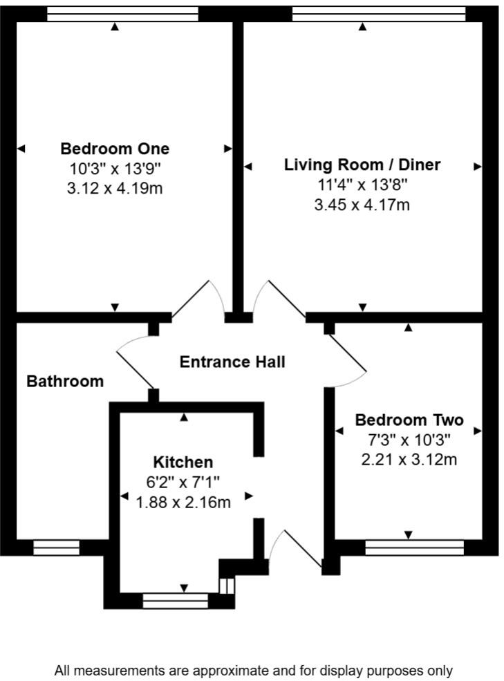 Solent Court Mansions, Lee-on-the-Solent, PO13 9LE floorplan