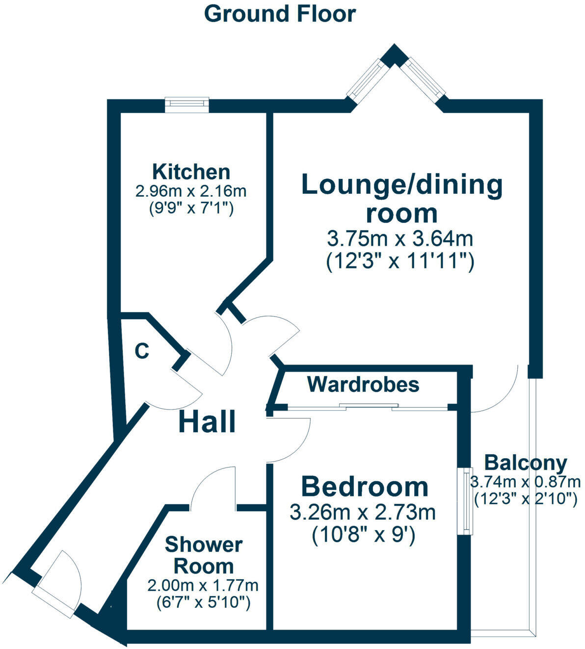 4e South Lodge Court, Ayr, KA7 2TA floorplan