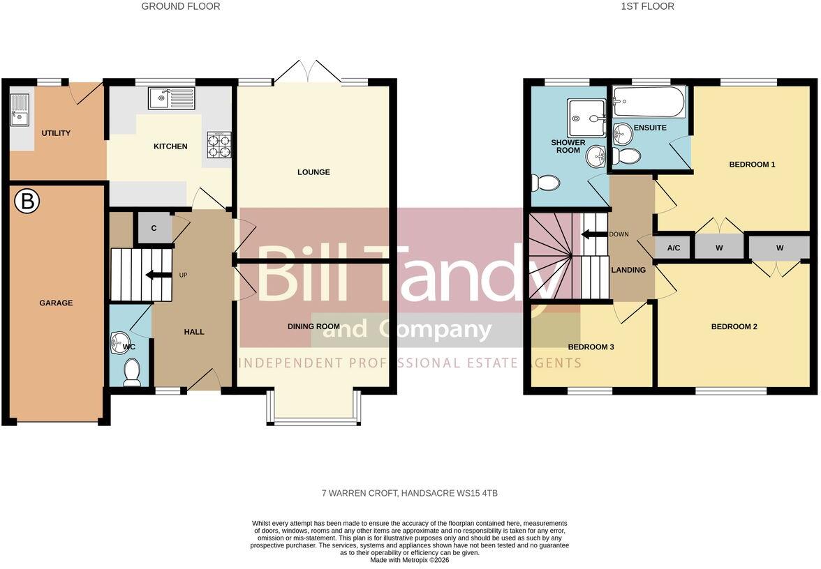 Warren Croft, Handsacre, Rugeley, WS15 floorplan