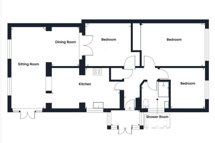 The Paddock, Hemsby floorplan
