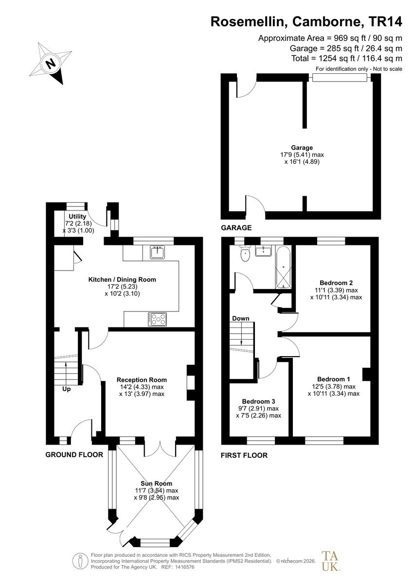 Rosemellin, Camborne, TR14 floorplan