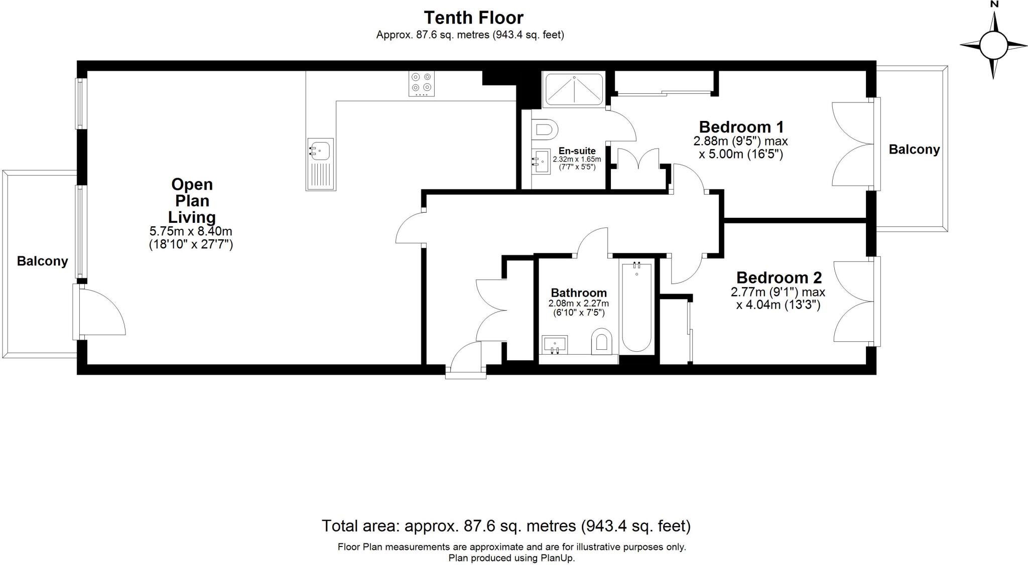 Baltimore Wharf E14 9EY  floorplan
