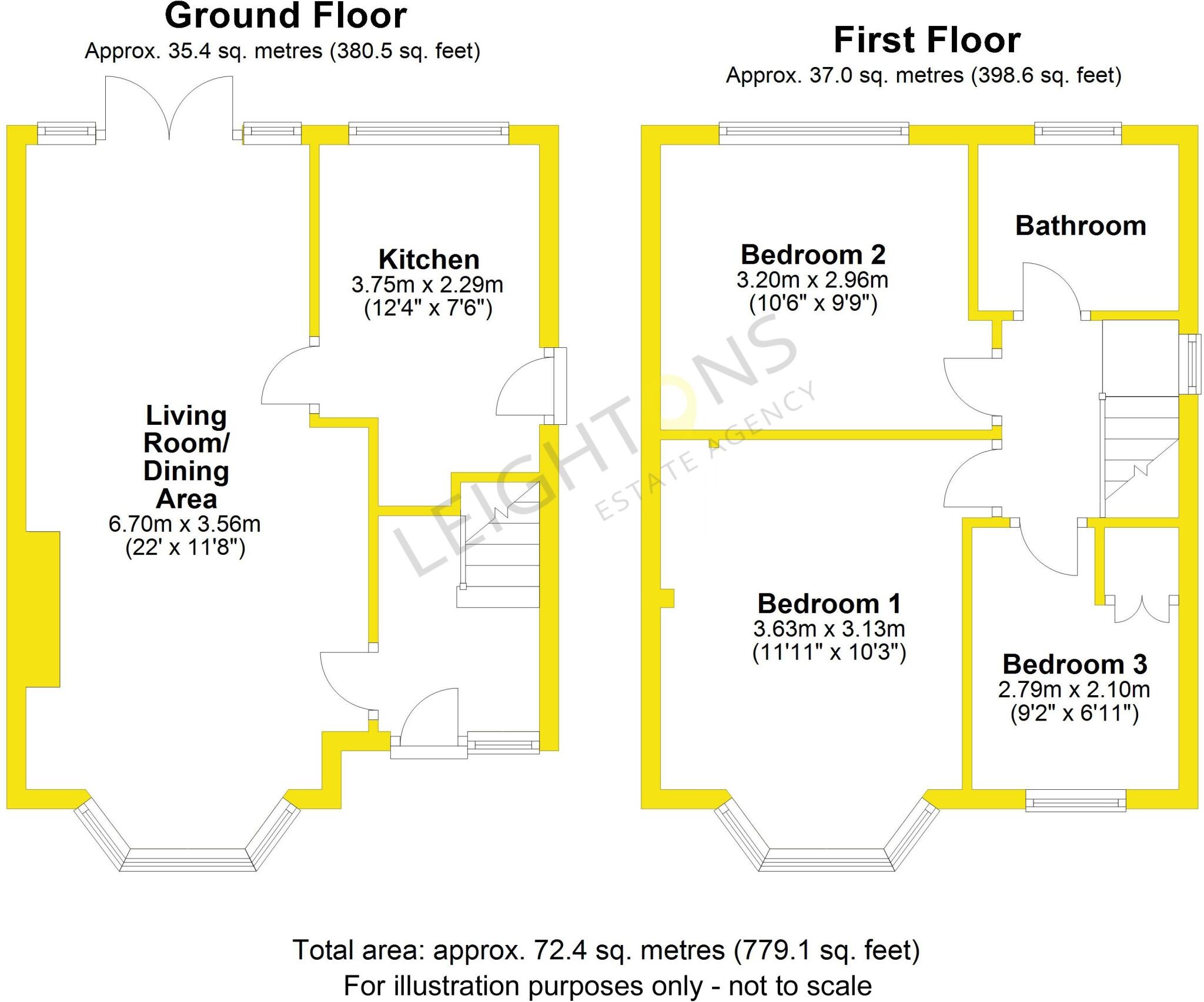 Clough Avenue, Steeton, BD20 floorplan