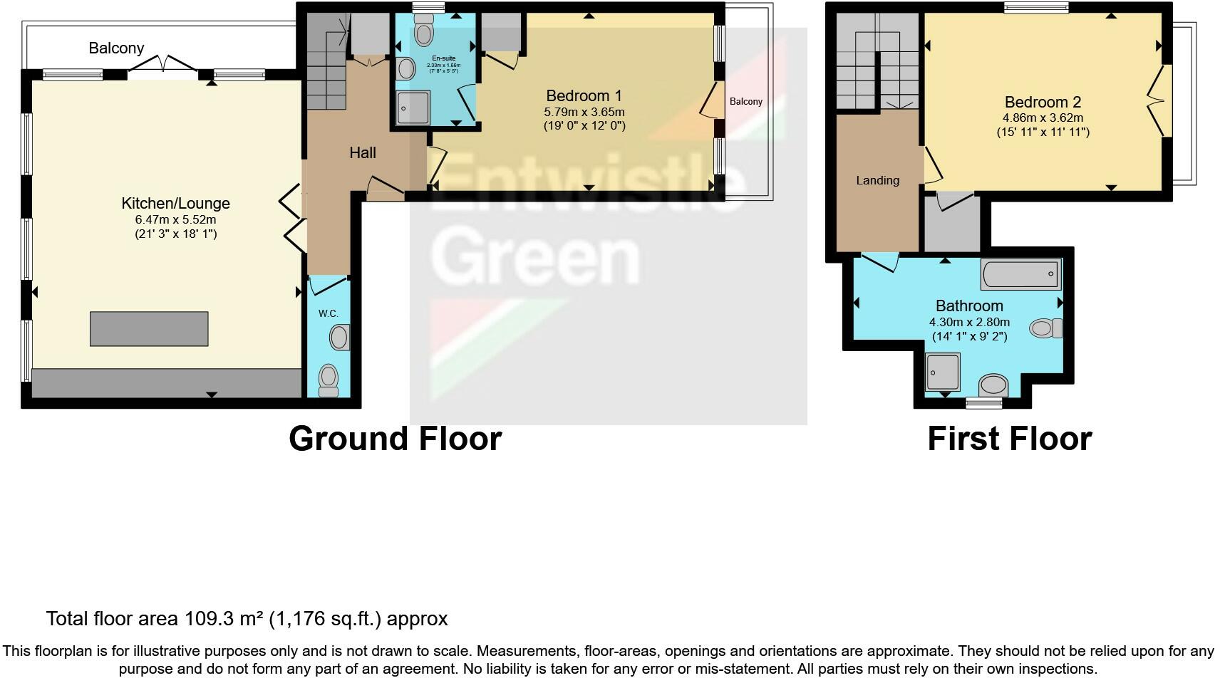 Shaws Alley, Liverpool, L1 floorplan