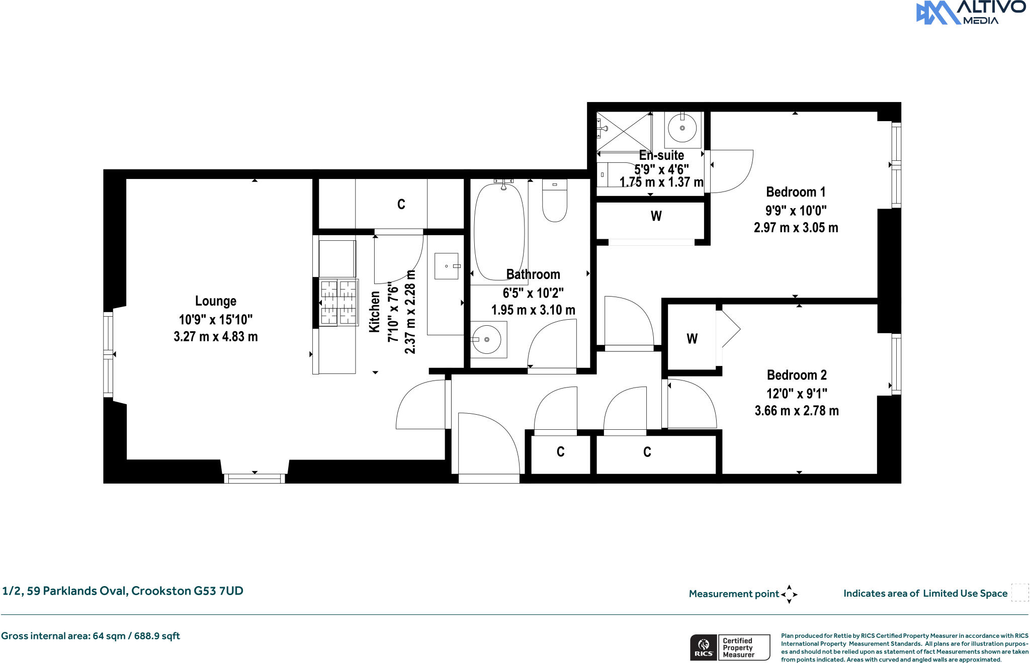Parklands Oval, Crookston floorplan