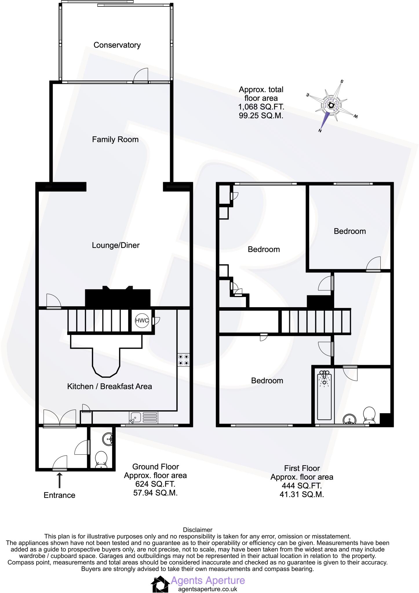 Curling Tye, Basildon, Essex, SS14 floorplan