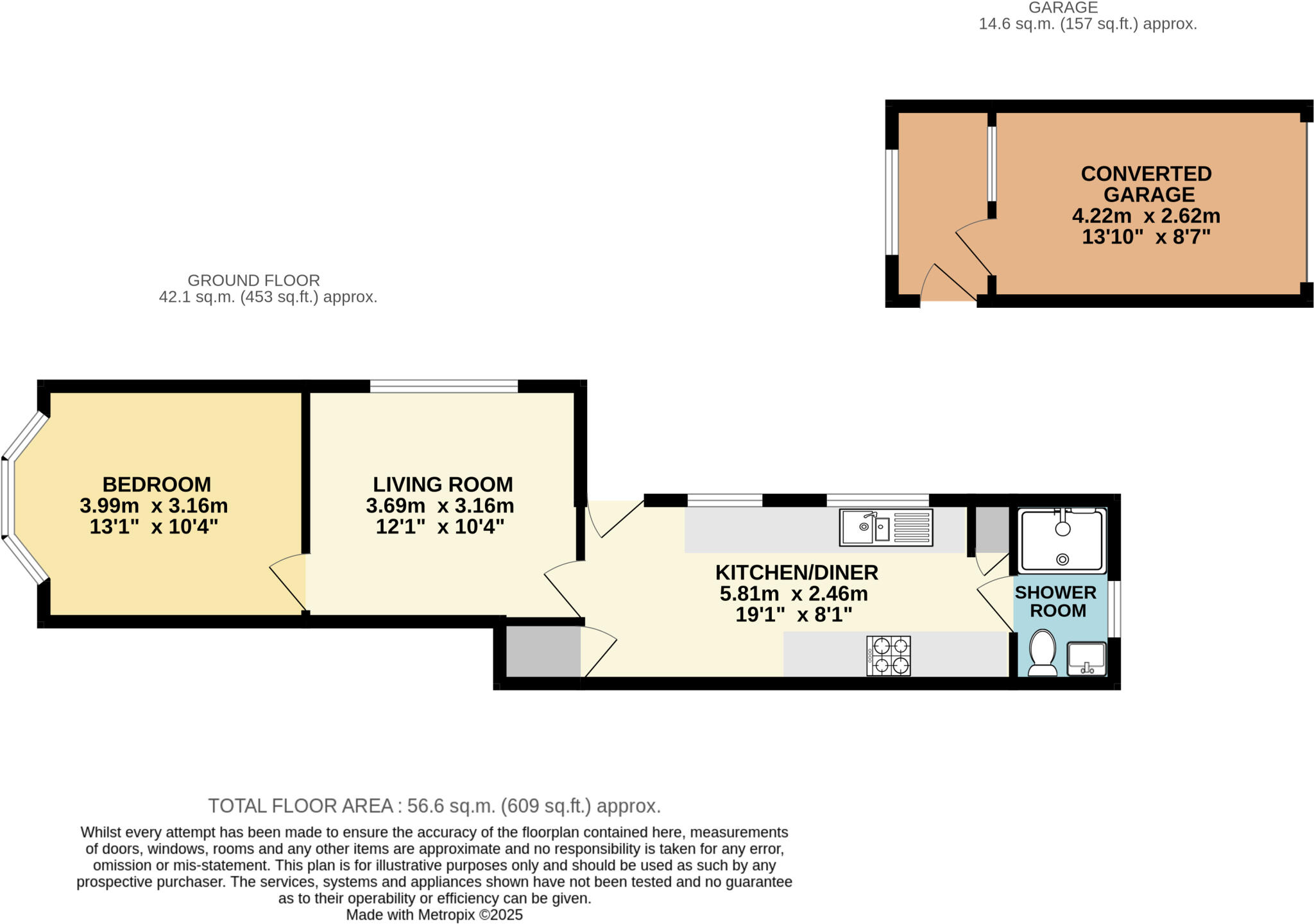 Regent Street, Bletchley, MK2 floorplan