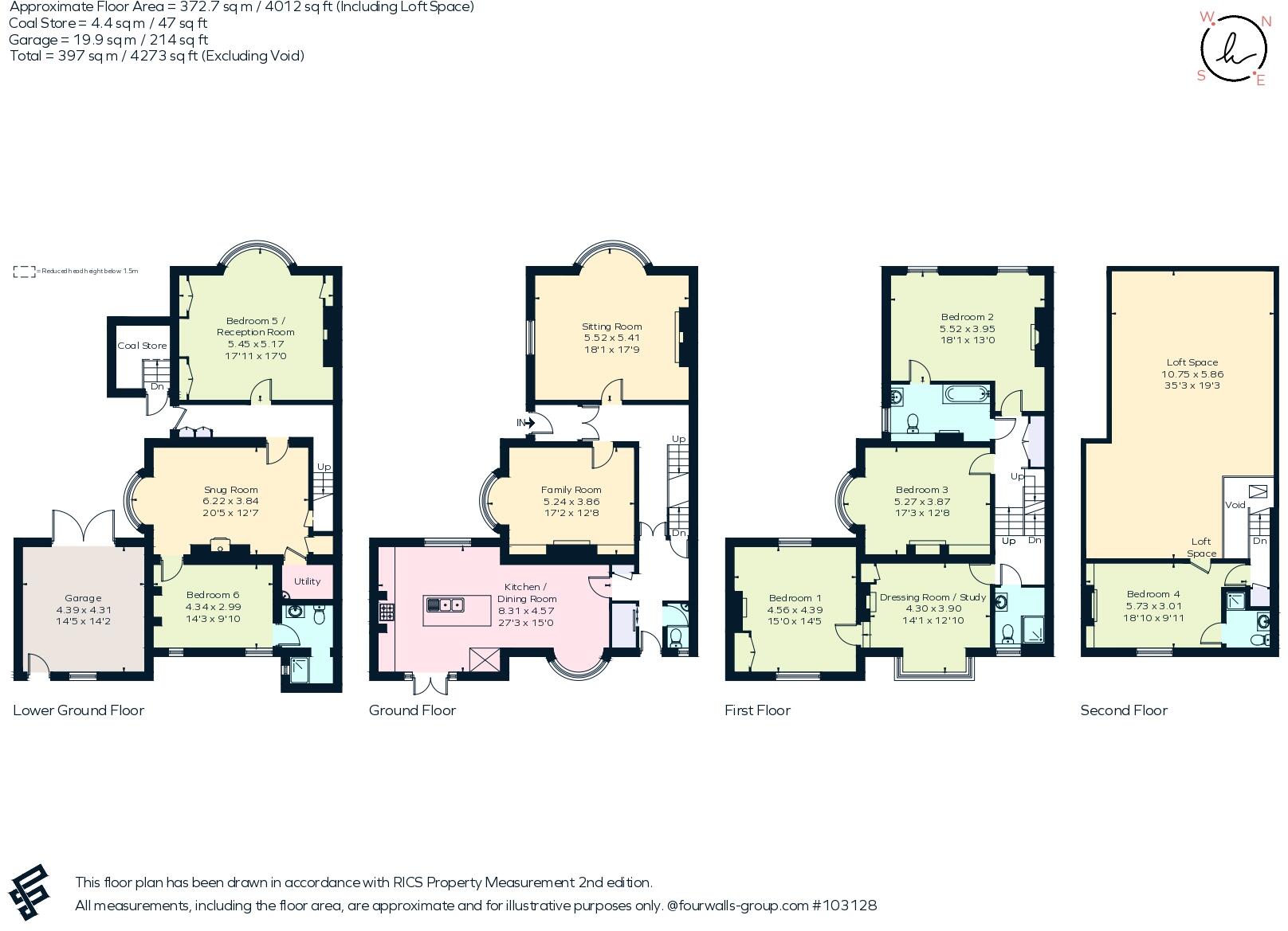 Montpelier Villas, Brighton, BN1 floorplan