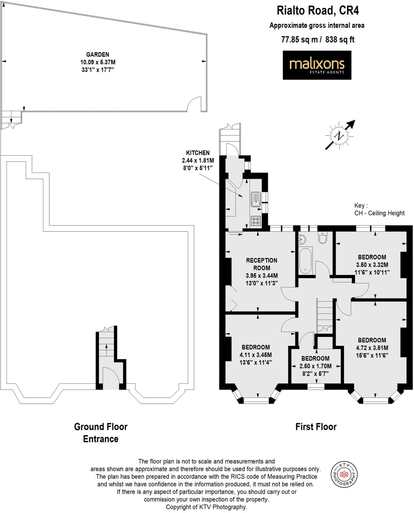 Rialto Road, Mitcham, CR4 floorplan