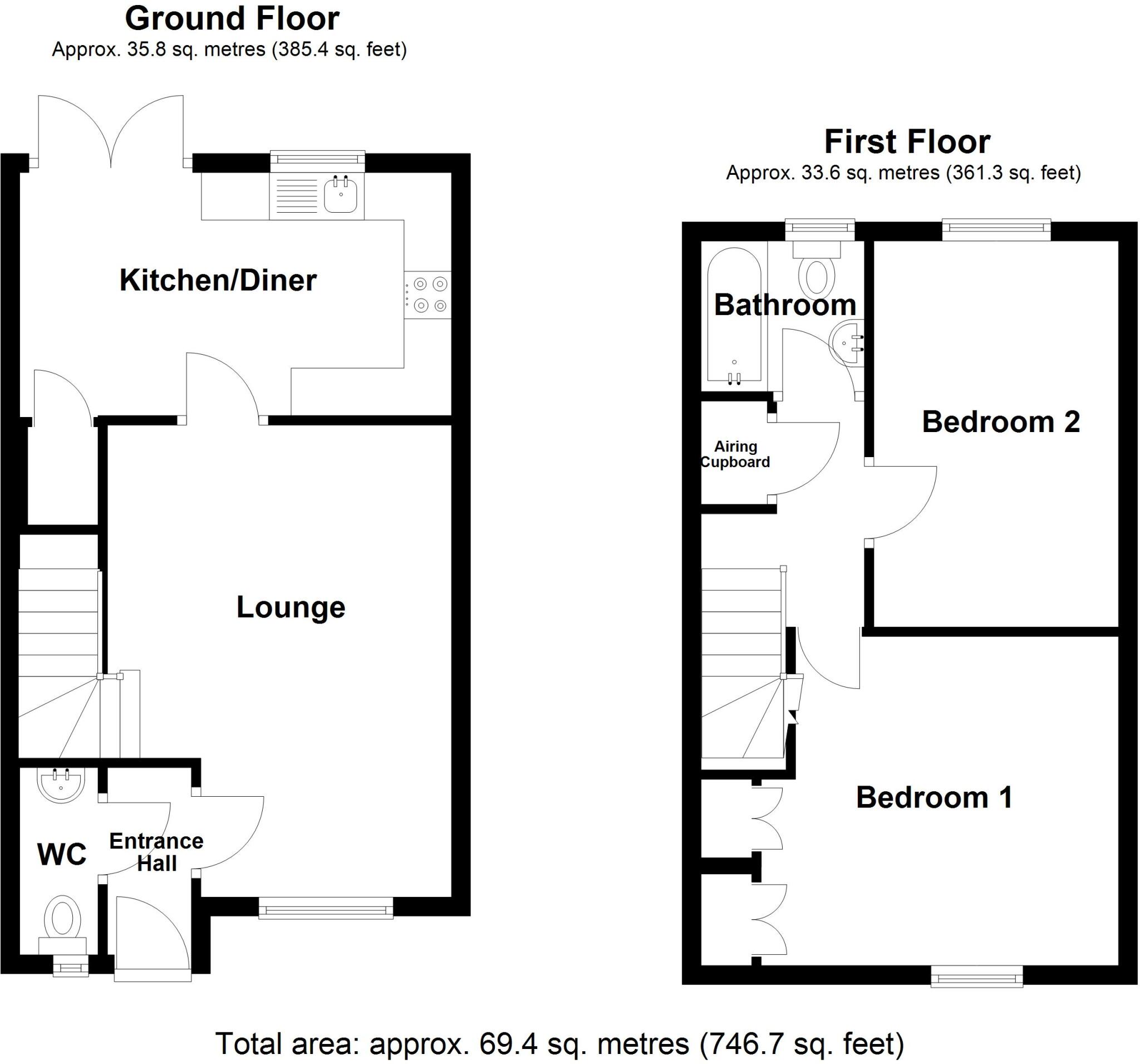 Finch Drive, Sleaford, Lincolnshire, NG34 floorplan