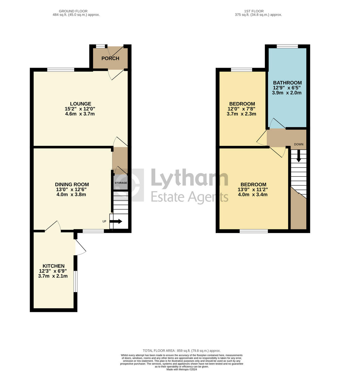 Lorne Street, Lytham, FY8 floorplan