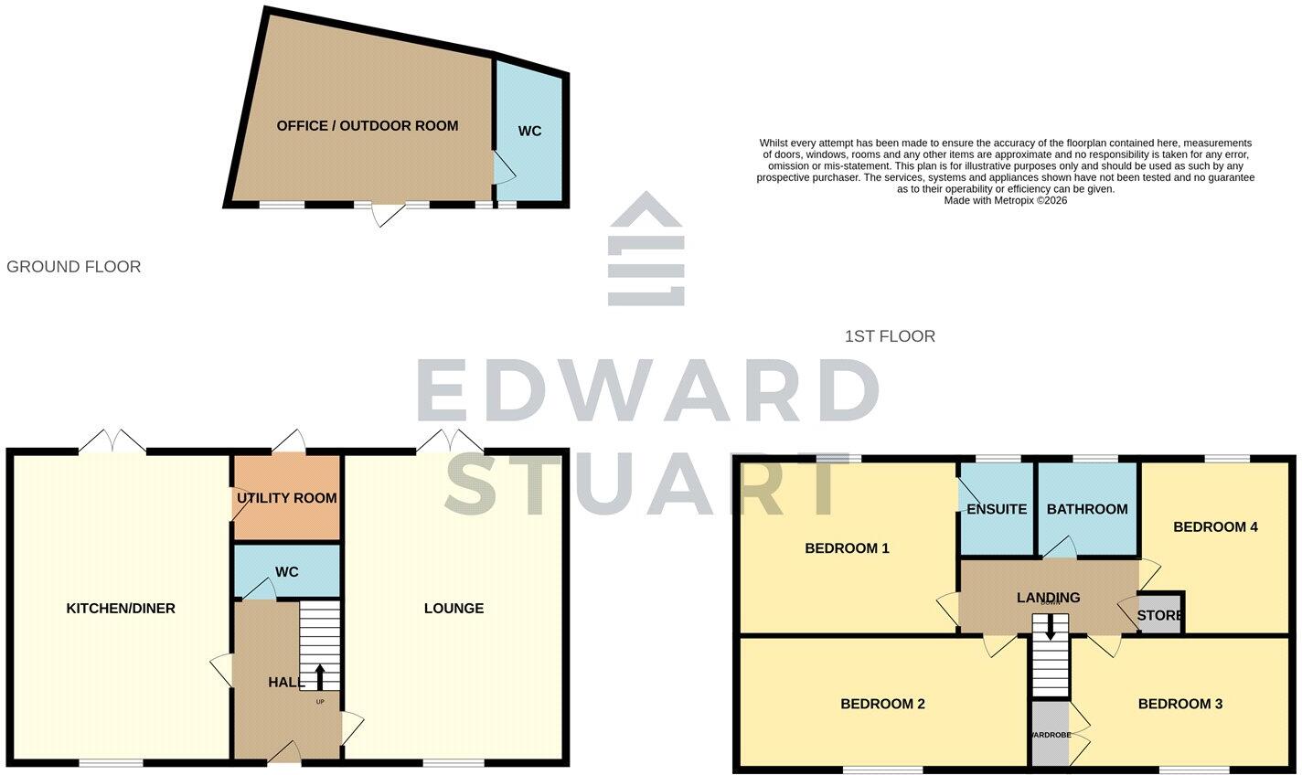 Damson Drive, Peterborough, Cambridgeshire, PE1 floorplan