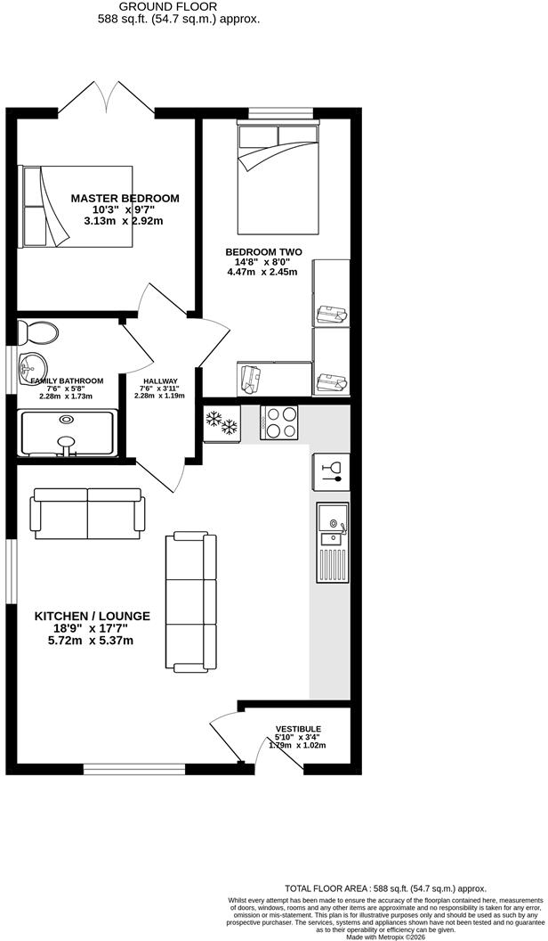 Buttermere Gardens, Chorley floorplan