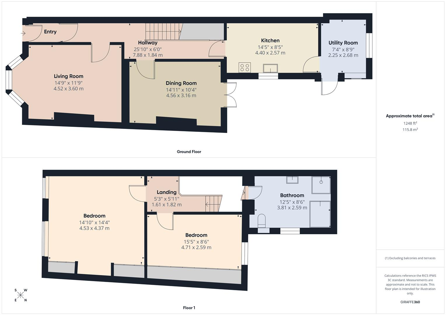 Park Crescent, North Shields floorplan