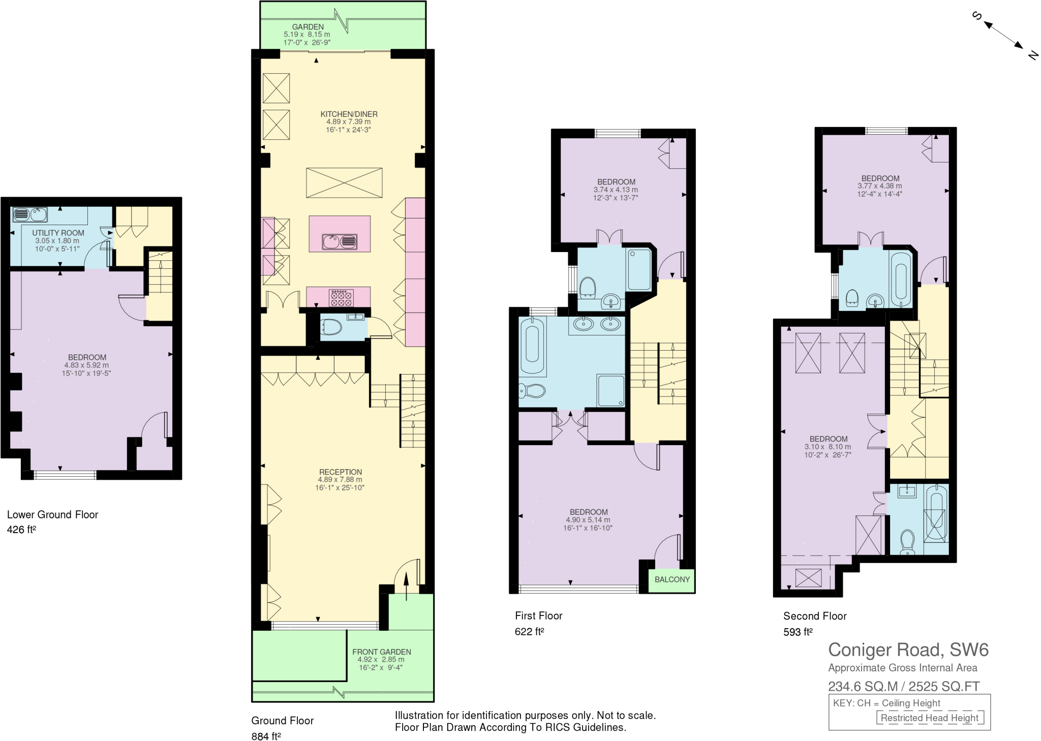 Coniger Road, Fulham, London SW6 floorplan