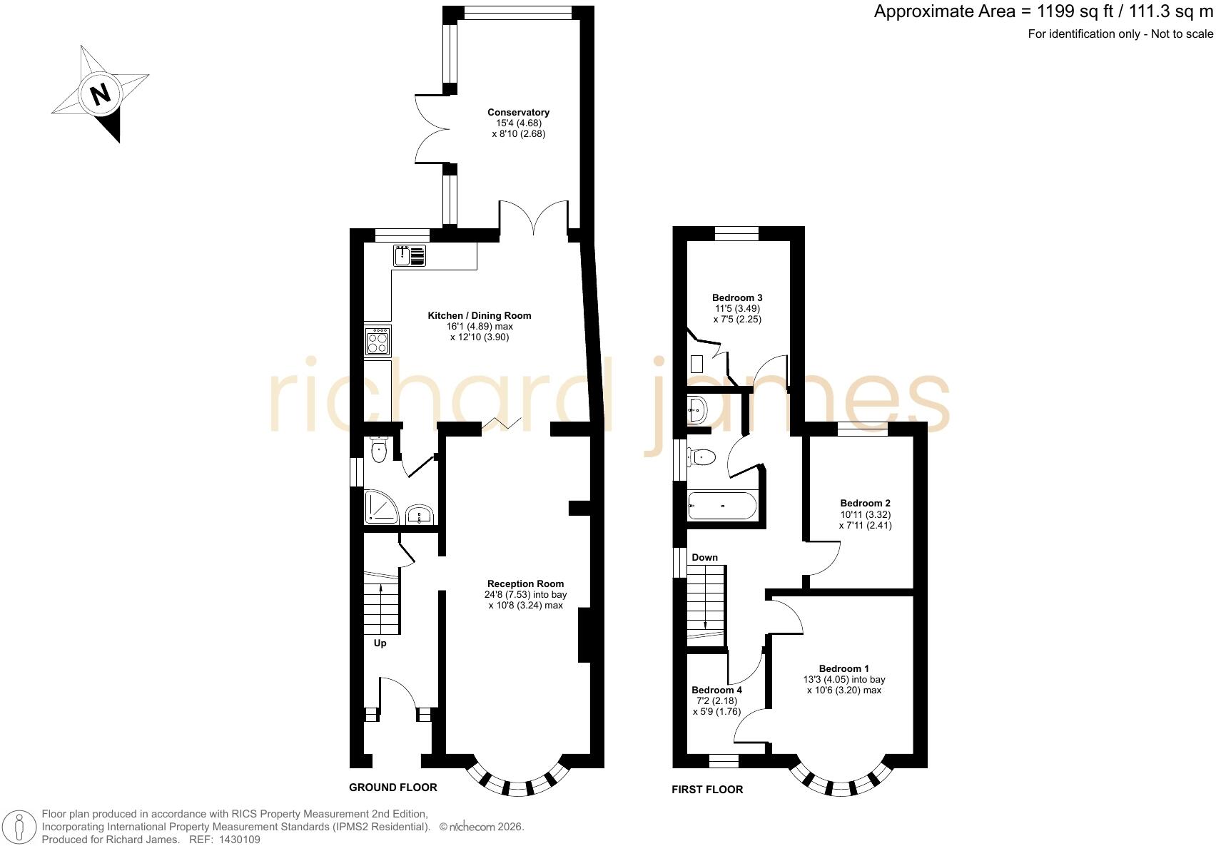 Whitby Grove, Rodbourne Cheney, Swindon, SN2 floorplan
