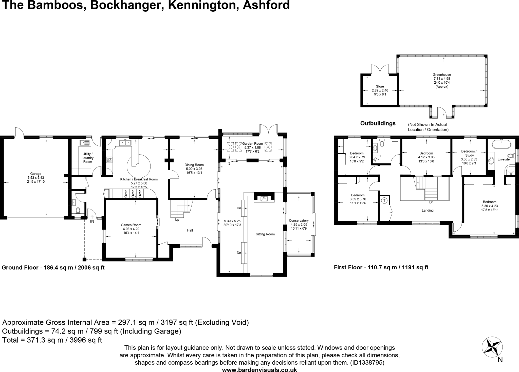 Bockhanger, Kennington, Ashford, Kent, TN25 floorplan