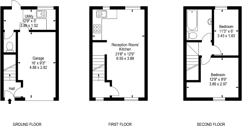 Barry Street, Nottingham, Nottinghamshire, NG6 floorplan