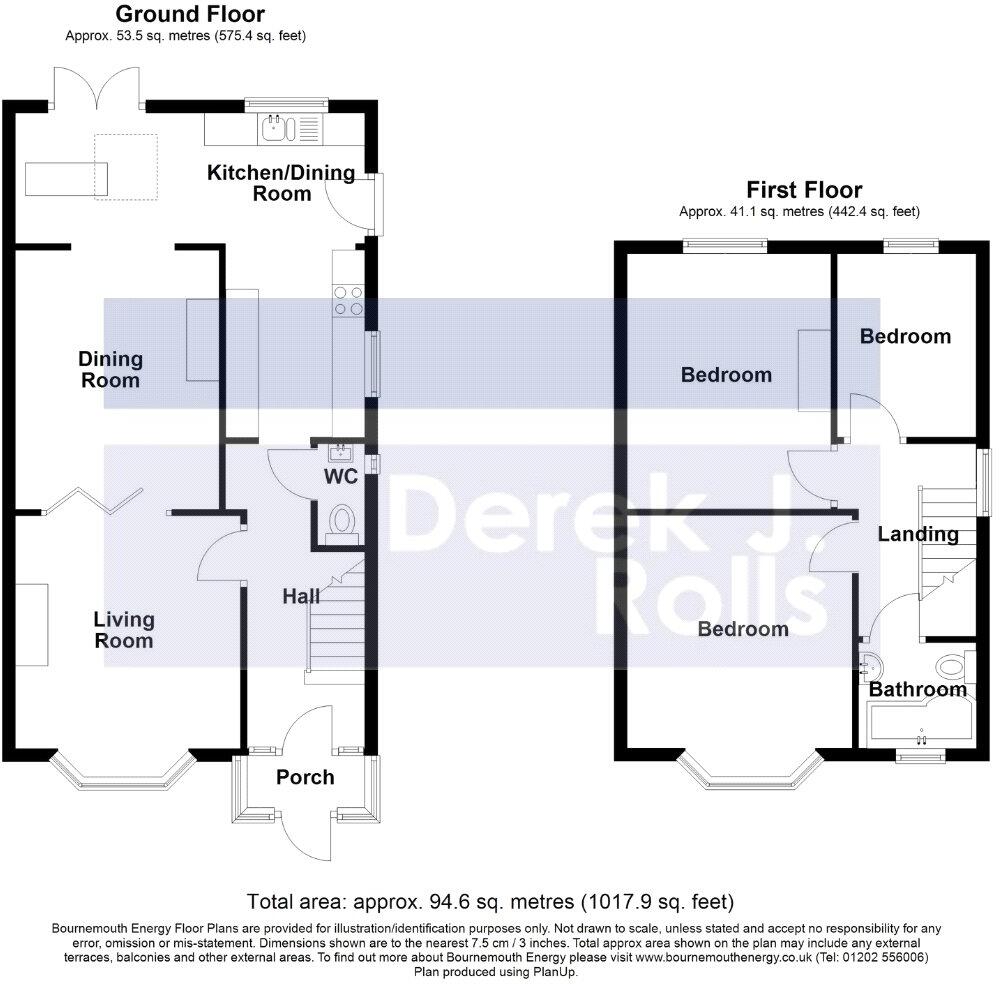 Ensbury Park Road, Bournemouth, Dorset, BH9 floorplan