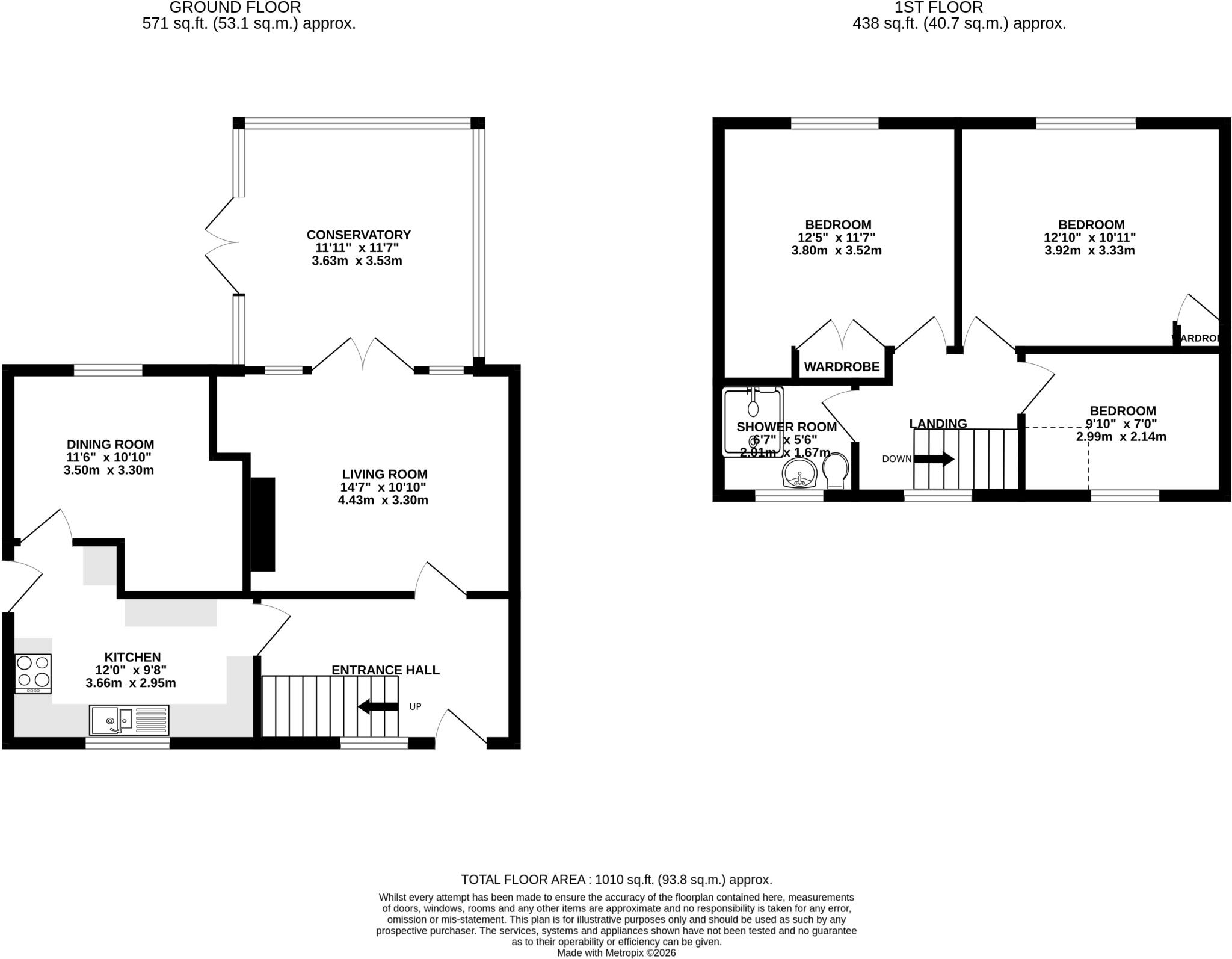 Garth Owen, Newtown, Powys floorplan