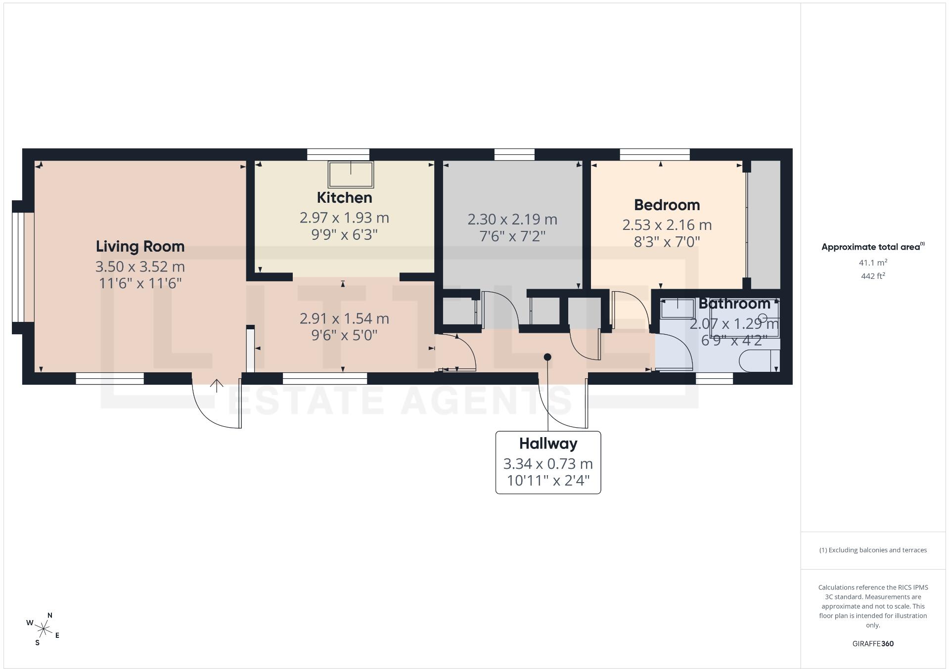 Old Hall, Halsnead Park, L35 floorplan