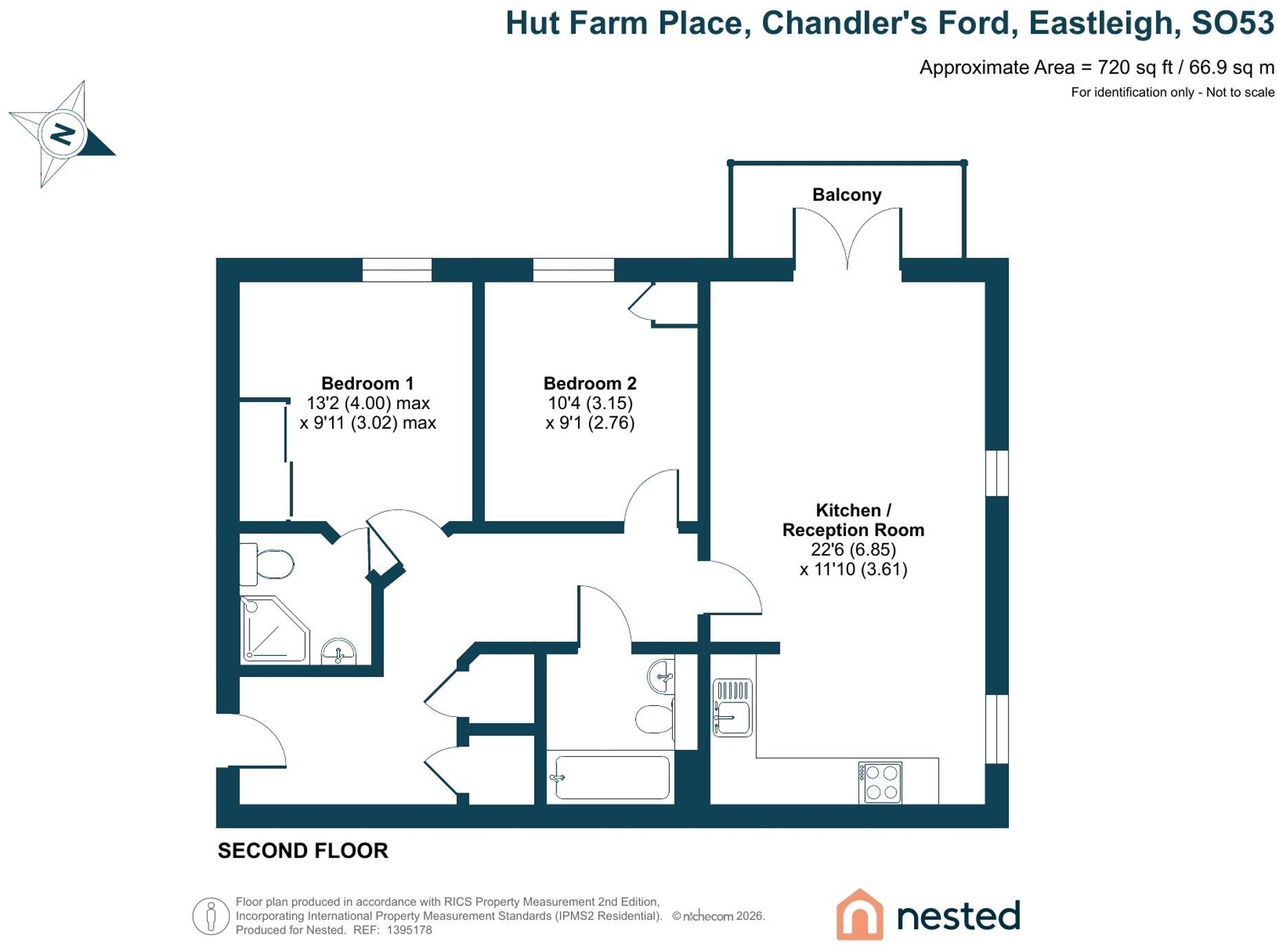 Hut Farm Place, Chandler's Ford, SO53 floorplan