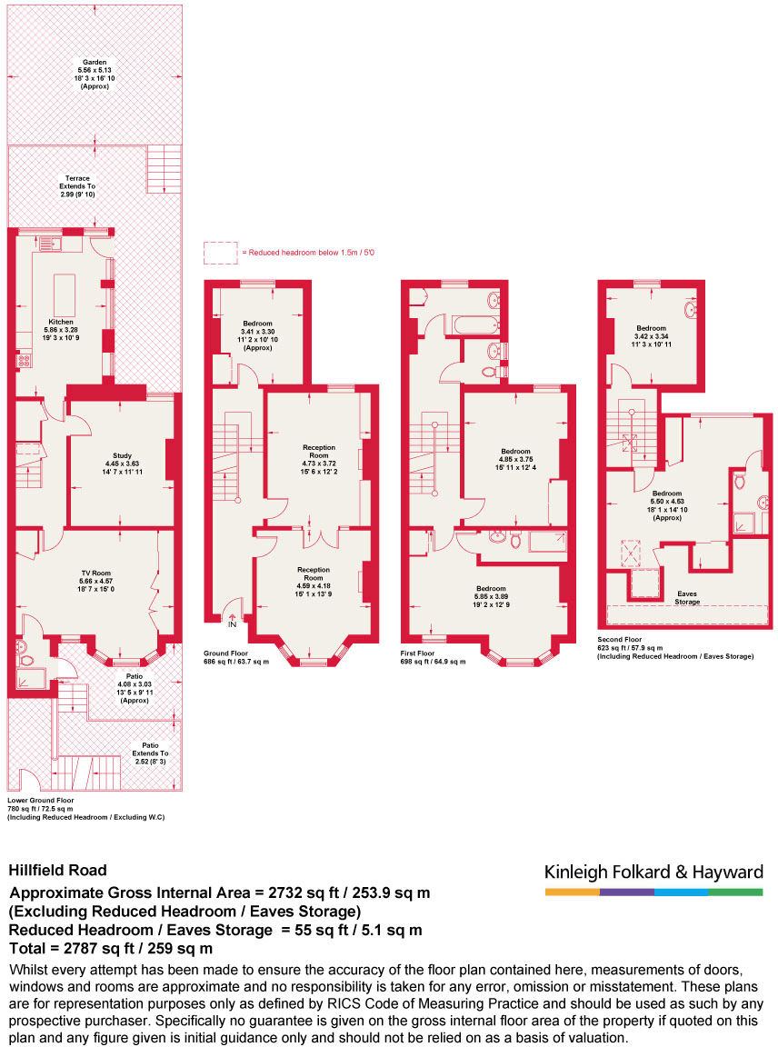 Hillfield Road, West Hampstead, London, NW6 floorplan