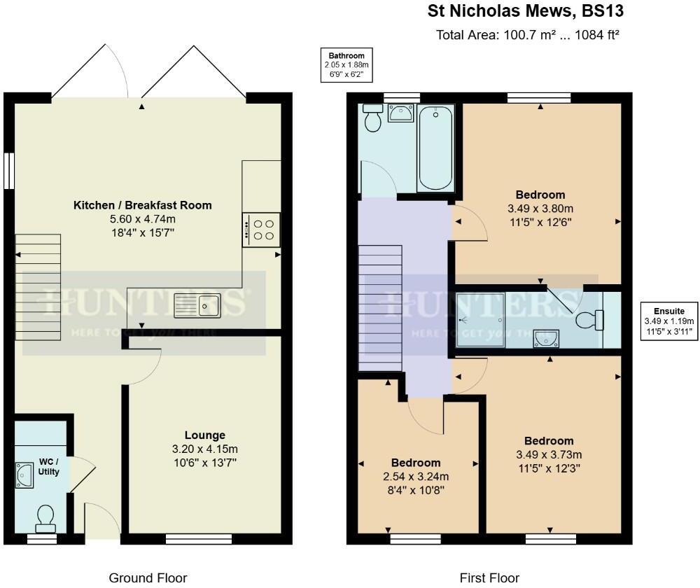 St. Nicholas Mews, Bristol floorplan