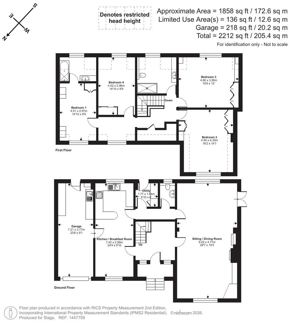Fairways Drive, High Bickington, Umberleigh floorplan