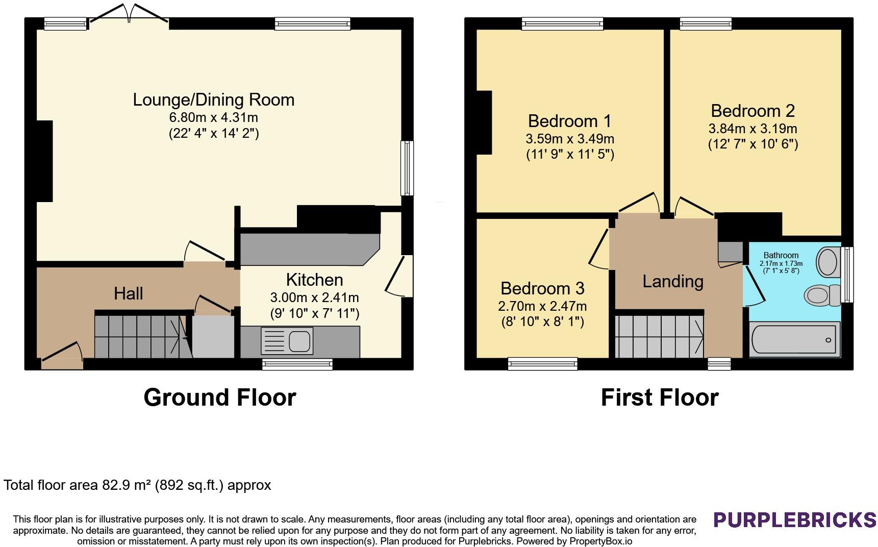 Garden Lane, Sutton-in-Ashfield, NG17 floorplan