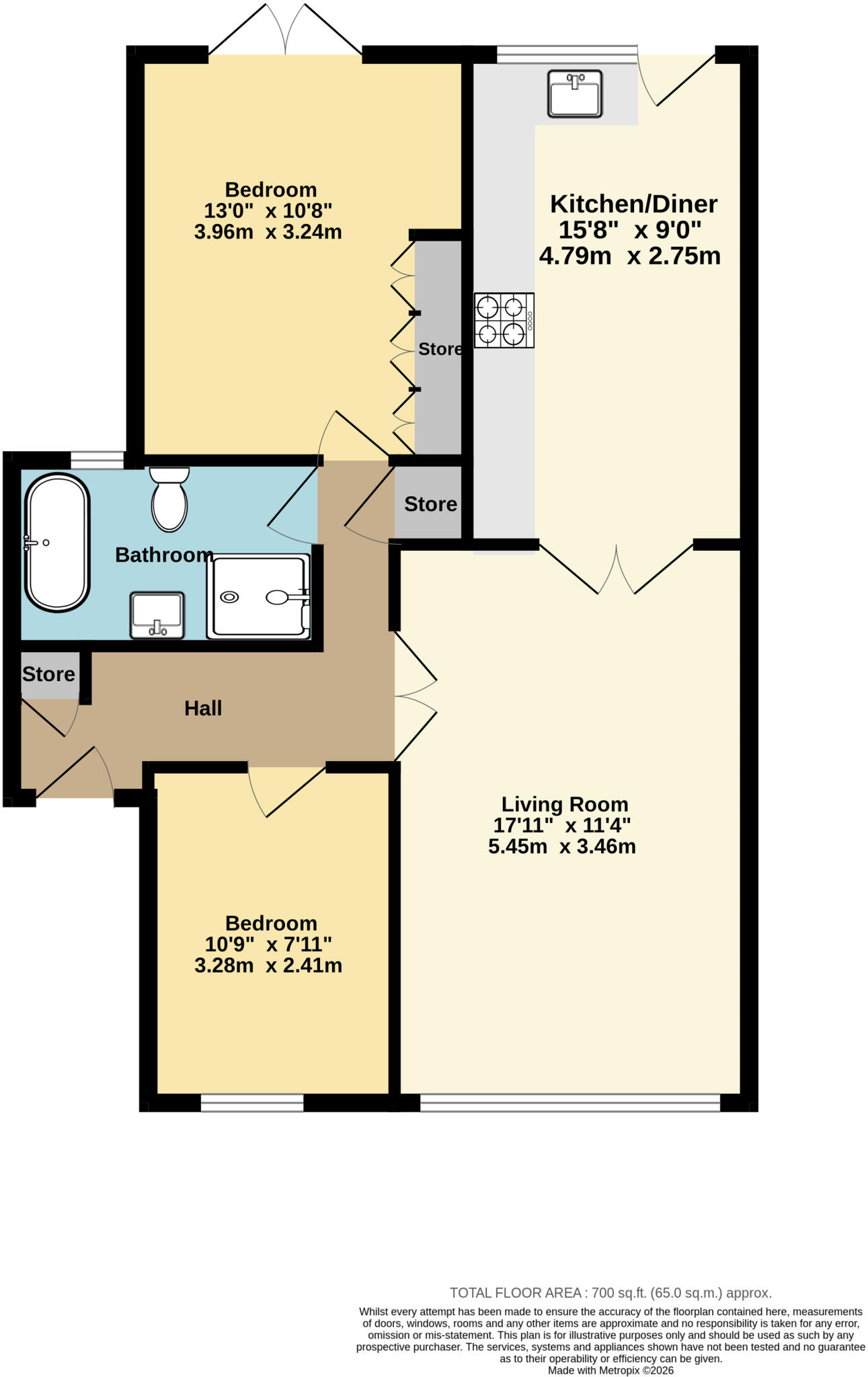 Marshall Crescent, Broadstairs, Kent, CT10 floorplan