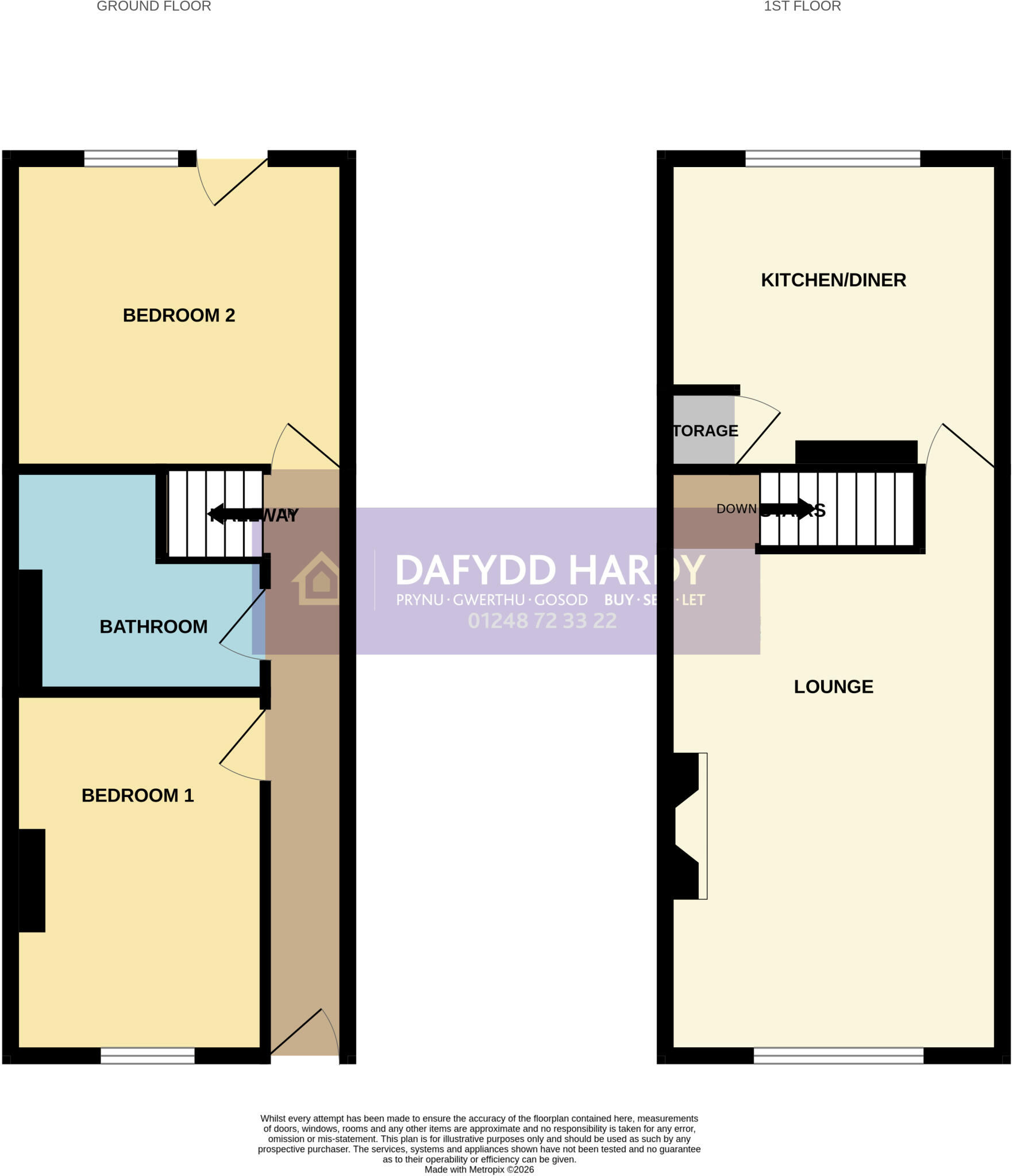 Caernarfon Road, Y Felinheli, Gwynedd, LL56 floorplan