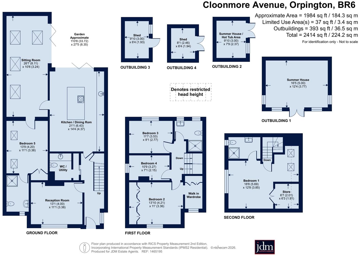 Cloonmore Avenue, Orpington, Kent, BR6 floorplan