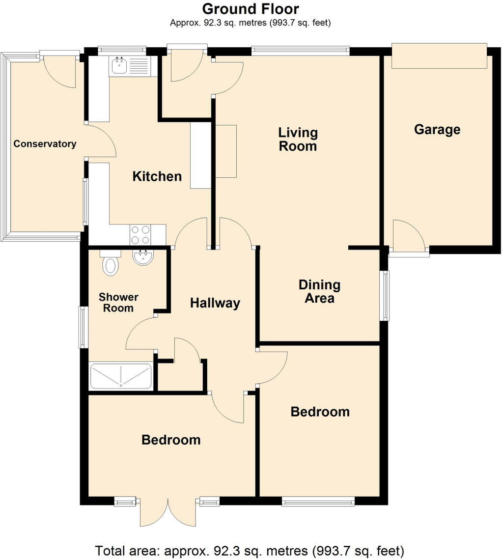 Hopperstyle, Bickington, EX31 floorplan