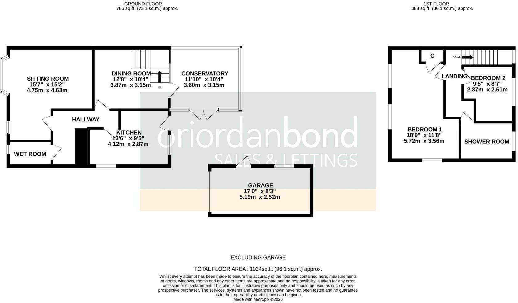 Cottesmore Close, Duston, Northampton NN5 floorplan
