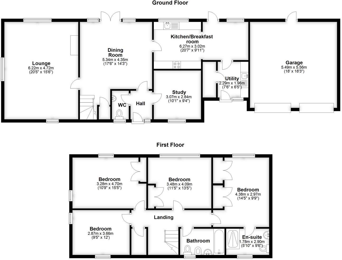 Mansion View Farm, Ford, Shrewsbury floorplan