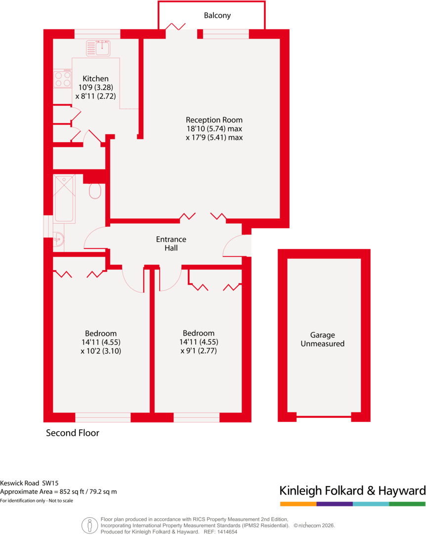 Keswick Road, Putney, London, SW15 floorplan