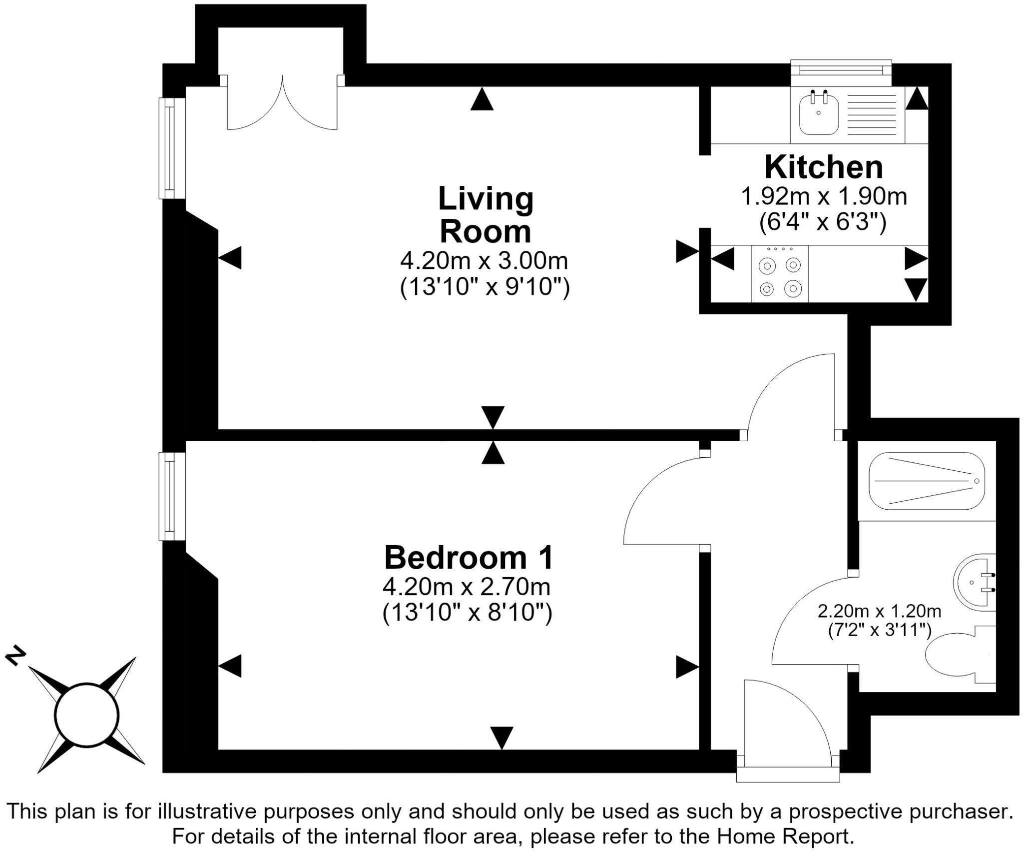 17, South Lorne Place, Leith, Edinburgh floorplan