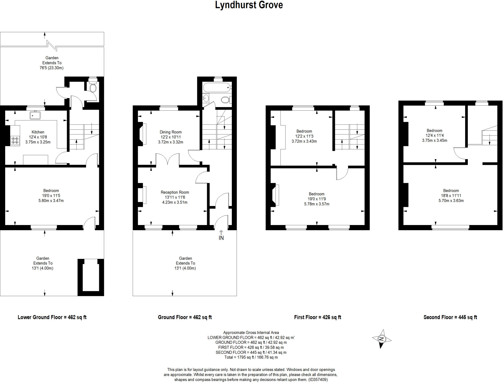 Lyndhurst Grove, Peckham Rye, London, SE15 floorplan