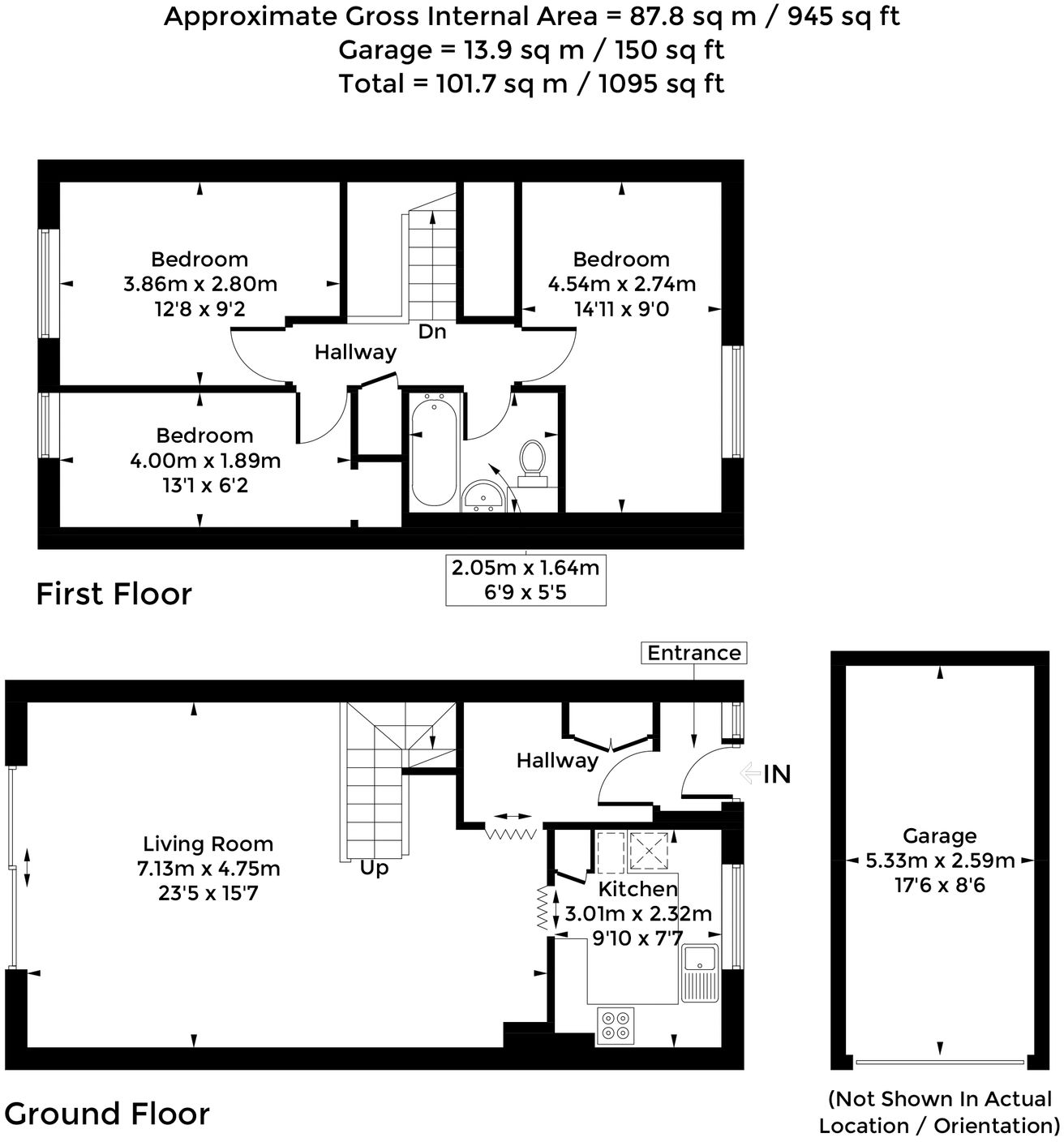 Plane Tree Way, Woodstock, OX20 floorplan