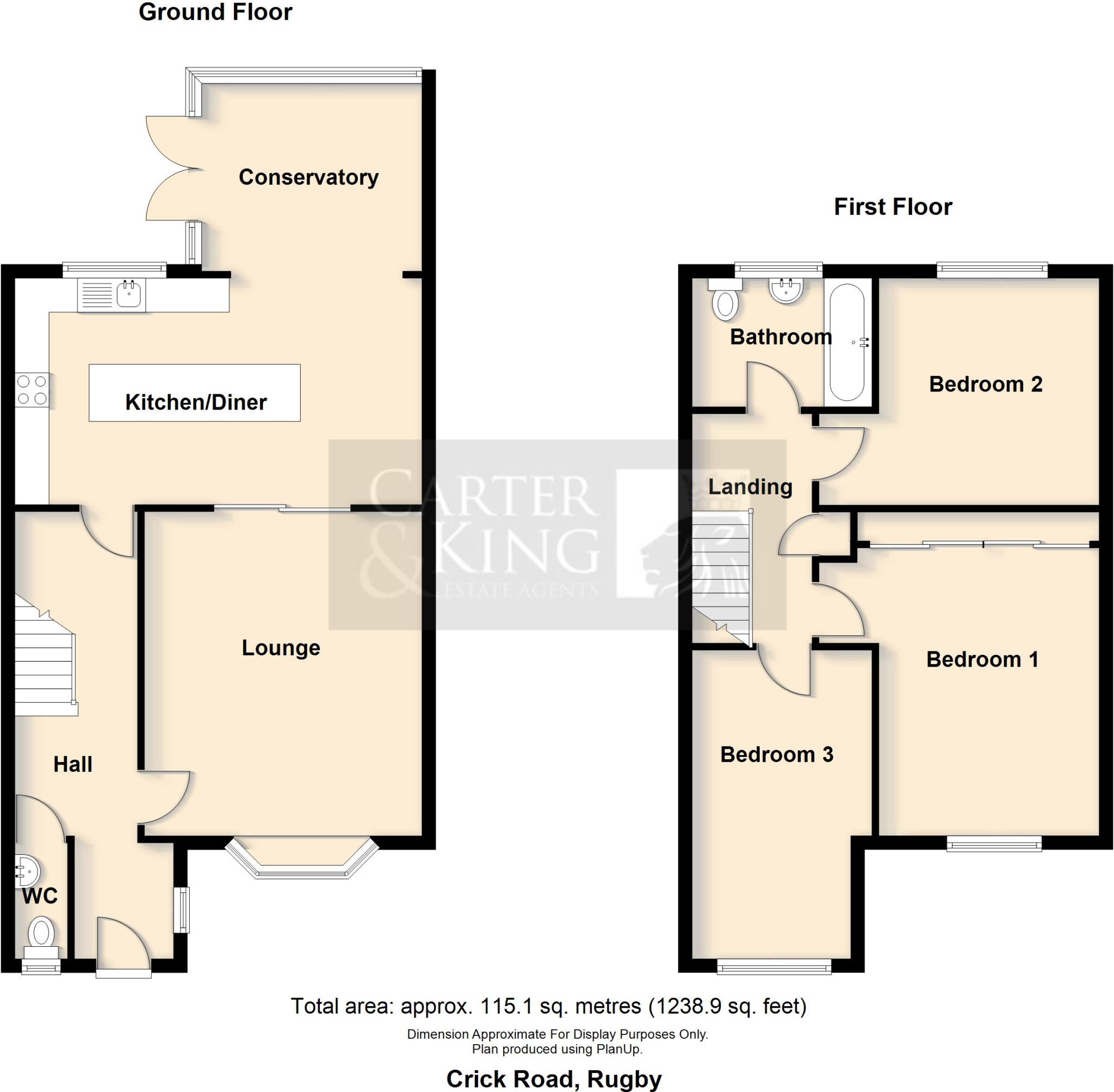 Crick Road, Hillmorton, Rugby floorplan