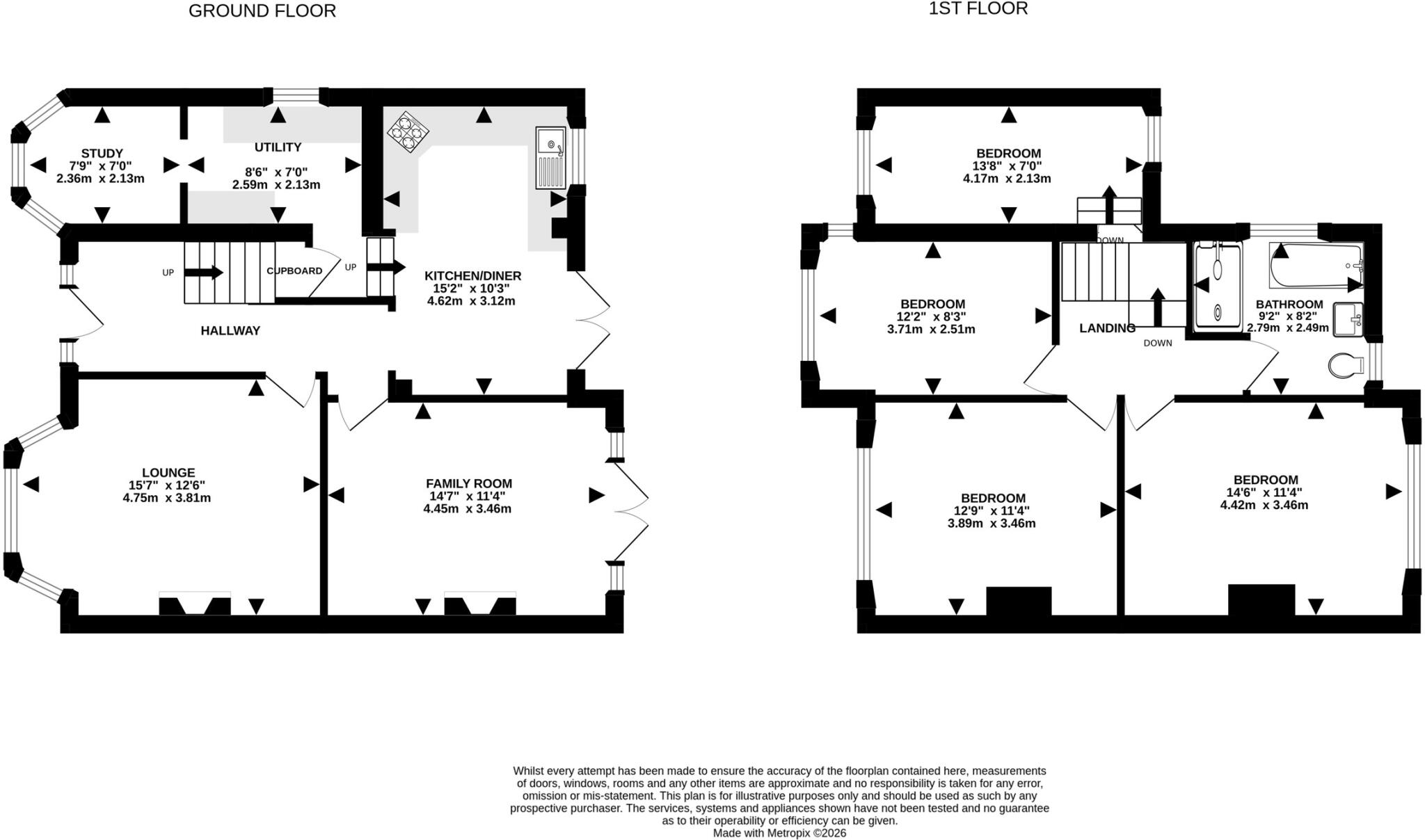 Roman Way, Stoke Bishop, BS9 floorplan